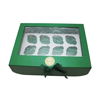 Wholesale Luxury cupcake box Custom Logo Rigid Cardboard Paper Box with Magnetic Closure Folding Boxes