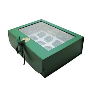 Wholesale Luxury cupcake box Custom Logo Rigid Cardboard Paper Box with Magnetic Closure Folding Boxes