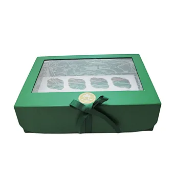 Wholesale Luxury cupcake box Custom Logo Rigid Cardboard Paper Box with Magnetic Closure Folding Boxes