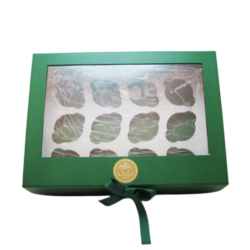 Wholesale Luxury cupcake box Custom Logo Rigid Cardboard Paper Box with Magnetic Closure Folding Boxes
